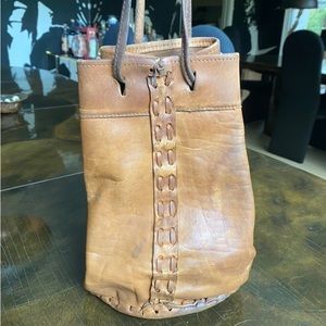Vintage Brown Leather Bag